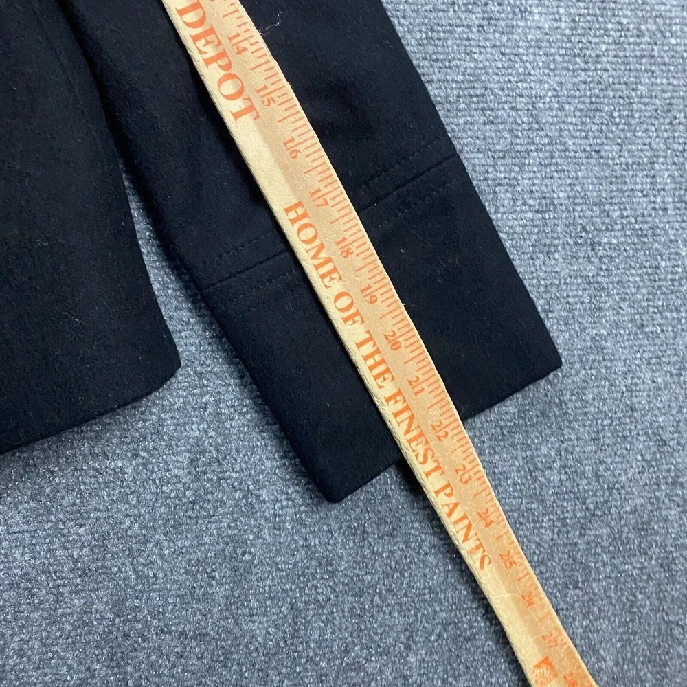 Michael Kors Pea Coat Women's Small Black Wool Blend Outerwear‎ Adults